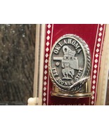 Vintage Pewter Thimble Oklahoma the Sooner State Collectors Souvenir - £10.11 GBP