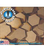 30mm Hex MDF Bases x50 Miniatures Laser Cut FAST FREE SHIPPING #1 USA SE... - $11.87
