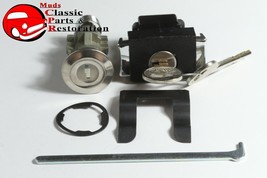 79-86 Ford Mustang Glove Box Button Latch Trunk Lock Cylinder Kit Set w ... - £40.25 GBP