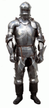 Medieval Full Suit of Armor 15th Century German Gothic Plate Armour - £628.51 GBP