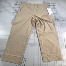 Ministry of Supply Pants Womens 8 Beige Straight Leg Baggy Wide leg Pockets - $46.36