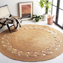 Safavieh Natural Fiber Round Collection 3&#39; X 3&#39; Round Natural Nf364A Han... - £29.81 GBP