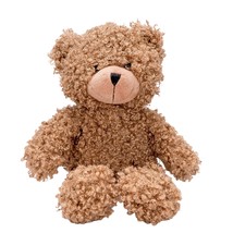 Steven Smith Teddy Bear Plush 14&quot; Brown Curly Fur Stuffed Animal Toy - £10.78 GBP