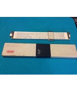VINTAGE SUN HEMMI BAMBOO SLIDE RULE No 259 D with BOX - Free Shipping - $3,417.40 MXN
