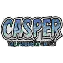 Casper The Friendly Ghost Name Logo Embroidered Patch, NEW UNUSED - £5.86 GBP