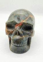 Cherry Creek Jasper Skull, Hand-Carved Gemstone Skull, Large Crystal Skull - $64.34