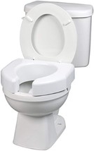 White Sp Ableware Basic Open-Front 3-Inch Elevated Toilet Seat For - $42.93