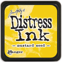 Tim Holtz Distress Mini Ink Pad-Mustard Seed - $11.56