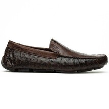 Alba Kango Slip On Classic Shoes Crocodile Skin Tabac image 3