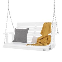 VEVOR Wooden Porch Swing 4 ft, Patio bench swing for Courtyard &amp; Garden,... - $189.08