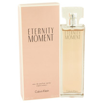 Eternity Moment by Calvin Klein Eau De Parfum Spray 3.4 oz - £32.73 GBP