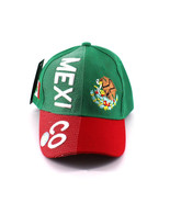 MEXICO Hat Velcroback Curved Bill Baseball Cap One Size Fits Most - £11.14 GBP