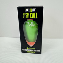 NEW Tactibite Fish Call Floating Throwable Electronic Fish Attractor Gre... - £88.17 GBP