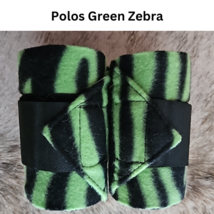 Green Zebra Horse Polos Set of 4 USED - $8.99