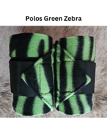 Green Zebra Horse Polos Set of 4 USED - $8.99