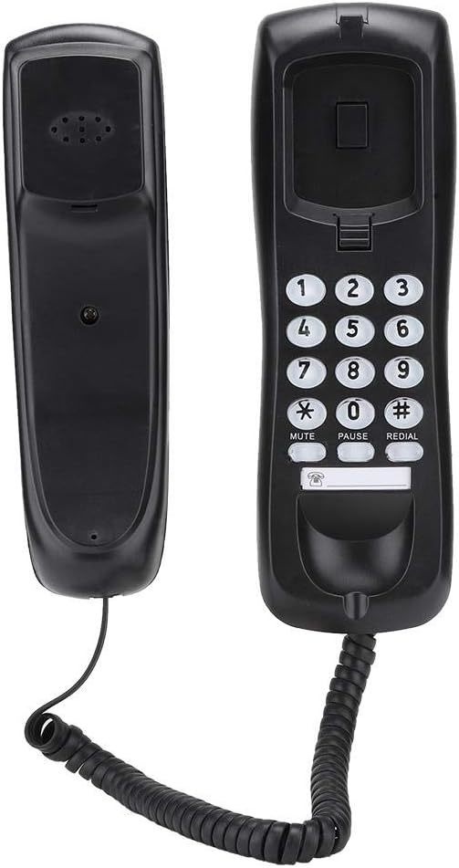 Wall Mountable Corded Telephone, No Ac Power Required Wired Desktop Wall... - $29.99