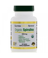 California Gold Nutrition, Organic Spirulina, 500 mg, 60 Tablets - Original - $23.63 CAD