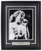Joe Elliott Signed Framed 11x14 Black And White Def Leppard Photo JSA ITP - $329.78