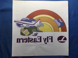 EASTERN  AIRLINES L-1011 Iron-on Transfer, Decal Sticker 1970s Rainbow - $17.80