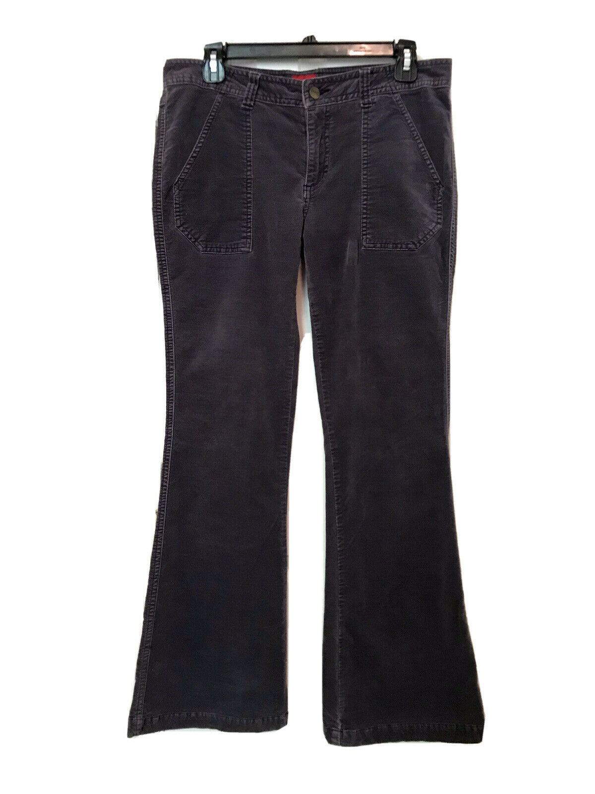 Mossimo Stretch Vintage 1990’s Soft Brushed Cotton Boot Cut Gray Pants S... - $24.97