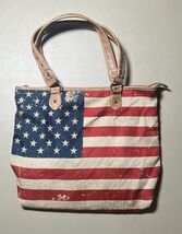 Montana West Purse Tote Bag American Flag Brown - $436.41 MXN