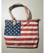 Montana West Purse Tote Bag American Flag Brown - $436.41 MXN