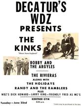The Kinks - Decatur IL - 1965 - Concert Magnet - £9.58 GBP