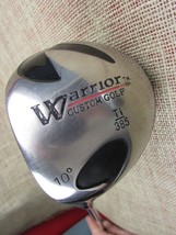 Warrior Custom Golf LEFT HAND Ti 385 10* Driver Stiff Steel shaft - $33.60
