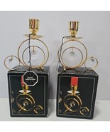 2 Crystal Temptations 24K Gold Plated Candle Holders w/ Austrian Crystal... - €21,20 EUR
