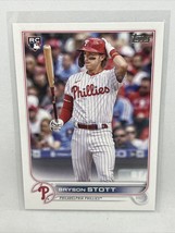 2022 Topps Update Bryson Stott #US224 True Rookie Card RC Philadelphia Phillies - £4.47 GBP