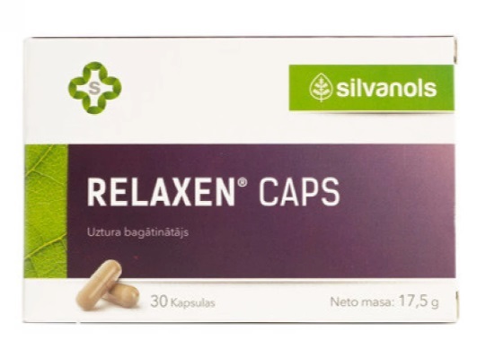Silvanols Relaxen, 30 cap. calming effect, emotional balance and stabilizes mood