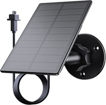 Solar Panel for Blink Camera Outdoor Outdoor Camera Solar Panel with Bat... - £39.56 GBP