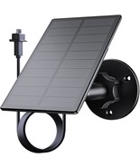 Solar Panel for Blink Camera Outdoor Outdoor Camera Solar Panel with Bat... - £39.91 GBP