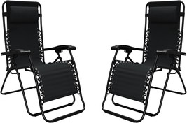 Black Sports Infinity Zero Gravity Chairs (2 Pack), Caravan Canopy 80009000052. - $143.99