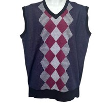 johnny j argyle sweater vest mens size XXL - $24.74