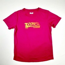 Under Armour Run Women&#39;s Semi-Fitted Top Size L Fushia Pink TI23 - $8.90