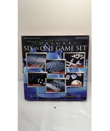 Limited Edition 2006 Deluxe Six in One Game Set, Solid Glass New In Box - $44.50