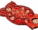 Handmade Indonesian Wooden Sungka Congkak Traditional Boardgame &amp; Pieces... - £38.70 GBP
