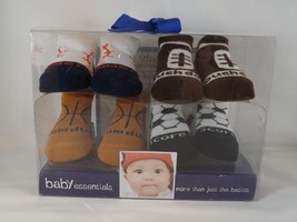 Baby Essentials More Than Just the Basics Set of 4 0-6 Months Boys Socks - New - £10.32 GBP