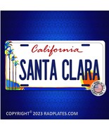 Santa Clara California city Vanity Aluminum License Plate Tag NEW - £13.27 GBP