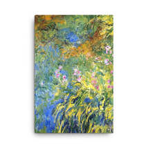 Claude Monet Irises 3, 1914-17 Canvas Print - £79.15 GBP+