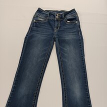 Wallflower Women’s Blue Denim Bootcut Luscious Curvy Fit Jeans Size 0 (22×30) image 14