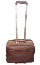 London Fog Oxford Classic 17" Wheeled Computer Bag Briefcase w/ Lock image 2