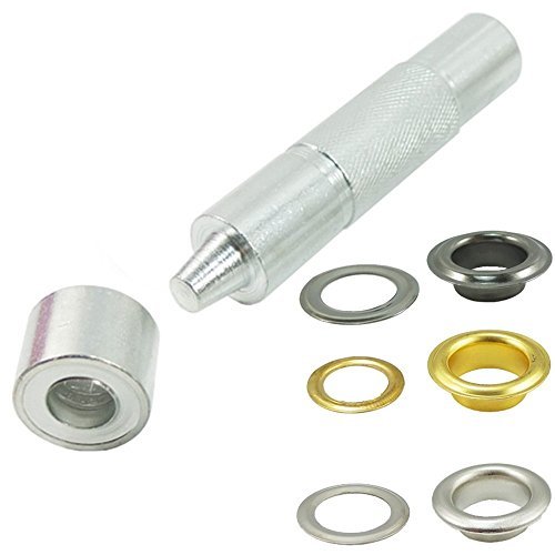 Bluemoona 60 Sets - Grommet Eyelets 12mm 1/2" Inside Diameter 1000# with Setting