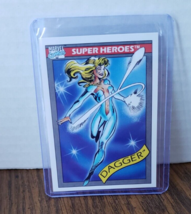 1990 Marvel Super Heroes Trading Card Impel Dagger #14 - $1.97