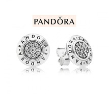 S925 Sterling Silver  Pandora Logo Stud Earrings,Friend  Gifts,Gifts For... - £13.43 GBP