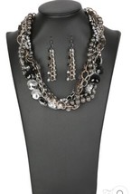 Paparazzi Unapologetic Zi Collection Necklace &amp; Earring Set - £19.70 GBP