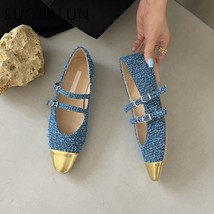 Summer Women Flat Loafer Shoes Fashion Shallow Candy Color Ballet Round Toe Mary - £41.71 GBP