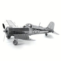 Metal Earth F4U Corsair US Fighter Plane 3D DIY Model Building Kit Aircraft - $19.79
