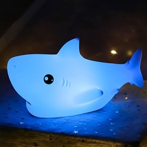 Cute Shark Night Light, Shark Lights for Boys Girls Christmas Gifts Nightlight K - £23.37 GBP